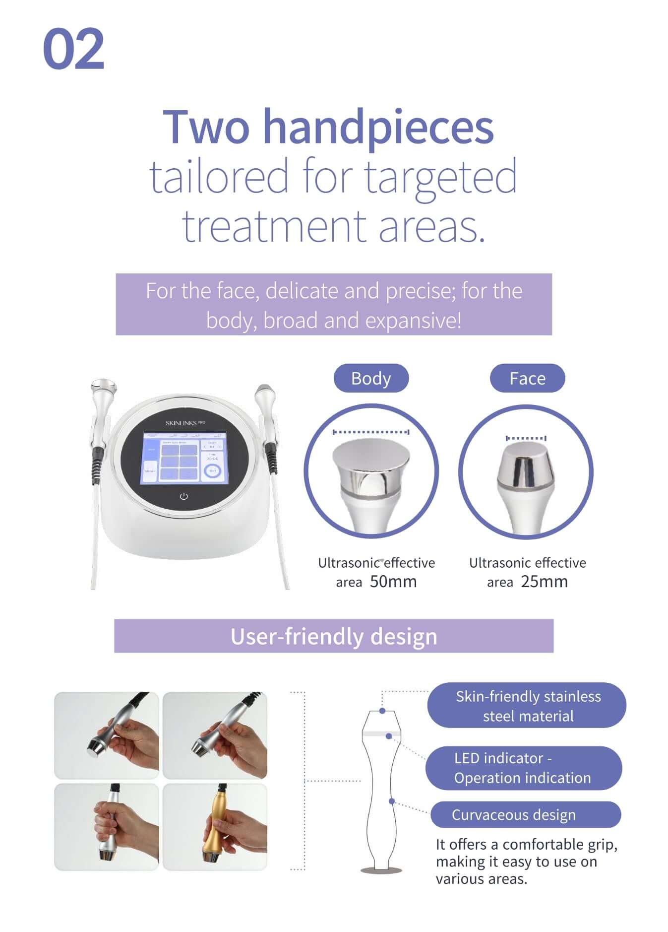 EstellaPRO Ultrasonic Skincare Aesthetic Equipment Machine - Korean Ultrasound Beauty Devices | Estella OfficialProfessional